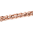 Kabelkette 60 cm in 925er Silber rosévergoldet image number 2