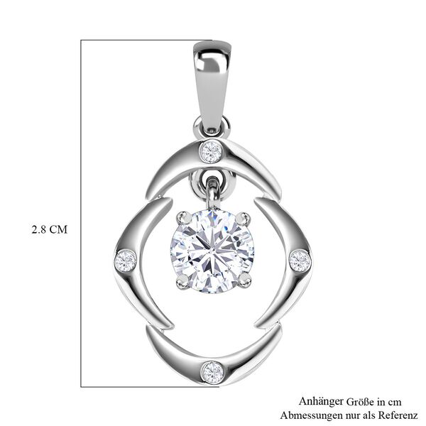 Moissanit Anhänger - 1,04 ct. image number 6