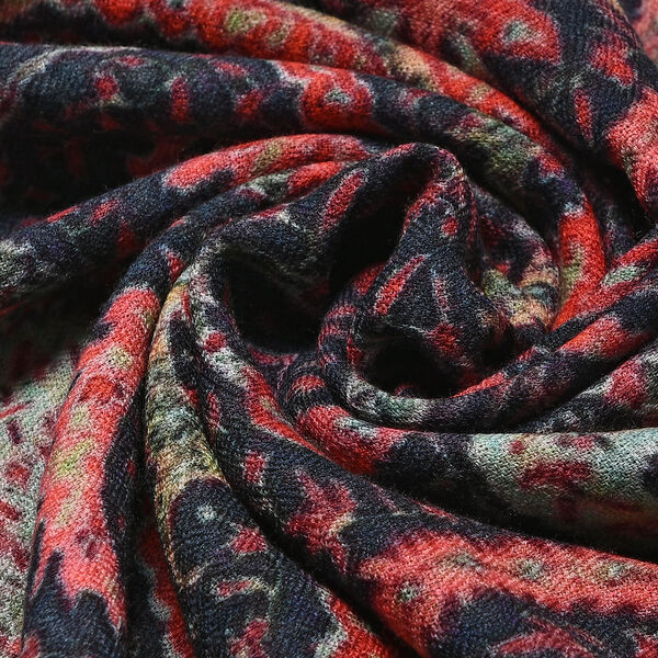 LA MAREY - 100% Kaschmirwolle Schal mit Paisley Muster, 70 x 190cm, Paisley image number 6