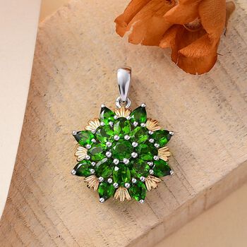 Nat&uuml;rlicher Chromdiopsid-Anh&auml;nger - 2,99 ct.