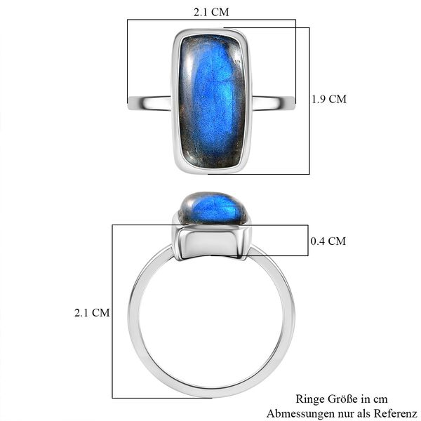 AAA Labradorit Ring - 6,04 ct. image number 7