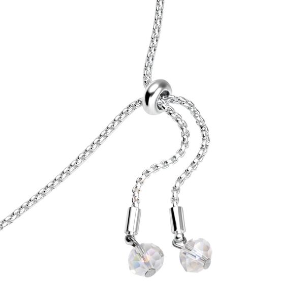 2er-Set- weiße Kristall-Halskette mit Armband- 104,5 ct. image number 7