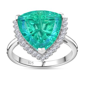 Pfau Triplett Quarz und Zirkon Ring - 10,95 ct.
