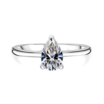 LUXURIANT IGI zertifizierte VS-EF Labor Diamant Ring in 950 Platin - 1 ct.