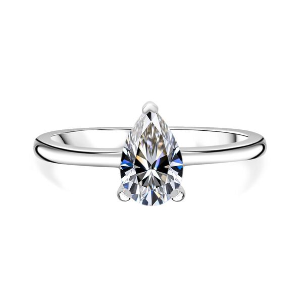 LUXURIANT IGI zertifizierte VS-EF Labor Diamant Ring in 950 Platin - 1 ct.