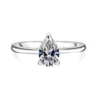 LUXURIANT DIAMOND - Lab Grown Diamant VS-EF IGI zertifiziert Ring 950 Platin (Größe 19.00) ca. 1.00 ct