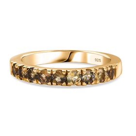 AA Natürlicher goldener Tansanit Ring - 0,70 ct.
