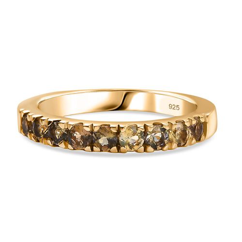 AA Natürlicher goldener Tansanit Ring - 0,70 ct. image number 0