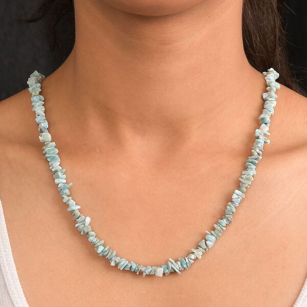 Larimar Kette 70 cm ca. 185,00 ct. image number 2
