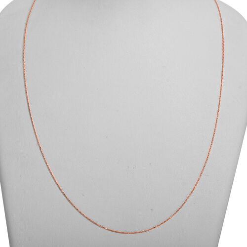 925 Silber rosévergoldet Kette ca. 60 cm ca. 2,84g image number 1