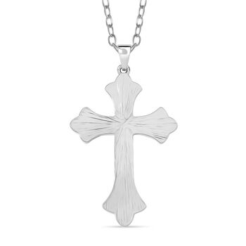 Kokosnuss-Muschel Kreuz Anh&auml;nger mit Kette