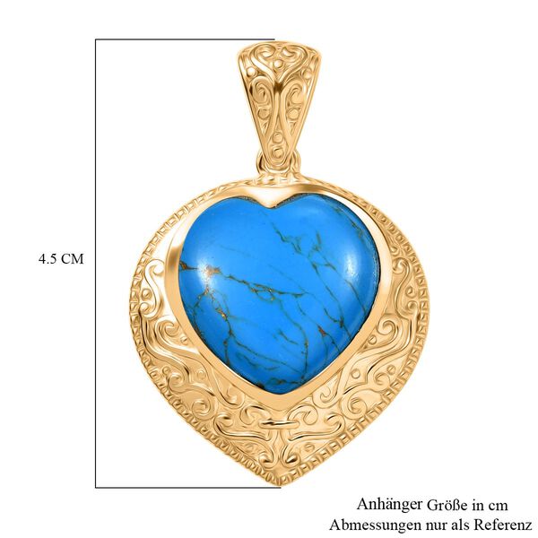 EverTrue blauer Türkis Anhänger - 17,54 ct. image number 5