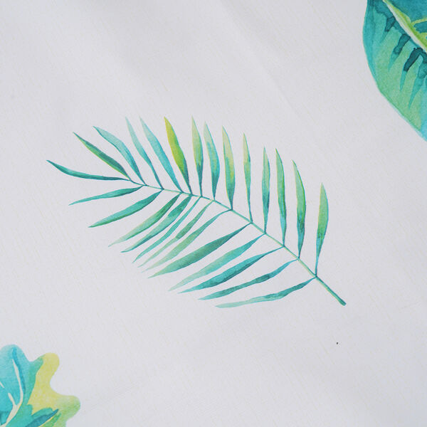 Wasserdichte PVC Tischdecke, Grünes Blattmuster image number 3