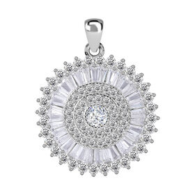 LUSTRO STELLA Zirkonia Anhänger - 6,78 ct.
