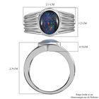 Boulder Opal Triplett Ring - 3 ct. image number 6