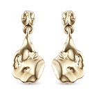Goldnugget-Ohrringe, 375 Gelbgold