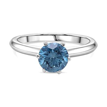 LUXURIANT SI Labor blauer Diamant Ring - 1,78 ct.