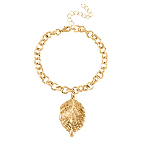 3er Set Halskette, Ohrringe, Armband ca. 20cm, goldfarben image number 5