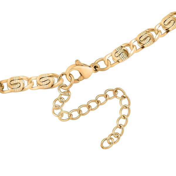 DESIGNER INSPIRIERT - 2er Fancy Ketten Set mit 5 cm Extender, Goldfarben image number 4