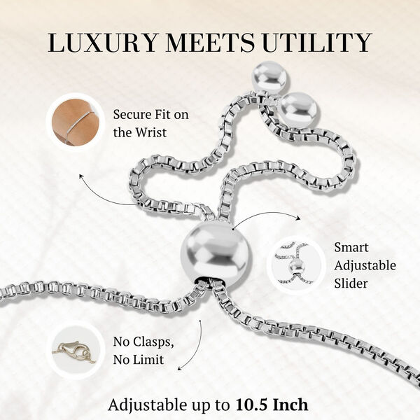 LUXURIANT DIAMOND - Lab Grown Diamant SI-GH Armband ca. 26.75 cm 925 Silber Rhodiniert ca. 1,00 ct. image number 4