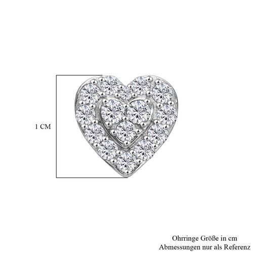 LUXURIANT DIAMOND - Lab Grown Diamant SI-GH SGL zertifiziert Ohrringe 925 Silber Gelbgold Vermeil ca. 1.00 ct image number 3