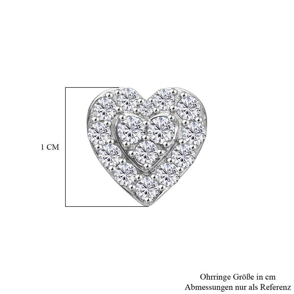 LUXURIANT DIAMOND - Lab Grown Diamant SI-GH SGL zertifiziert Ohrringe 925 Silber Gelbgold Vermeil ca. 1.00 ct image number 3