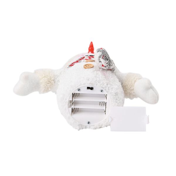 Schneemann mit LED lichter, 25 cm, 3AAA (nicht inkl.), Wei&szlig; image number 7