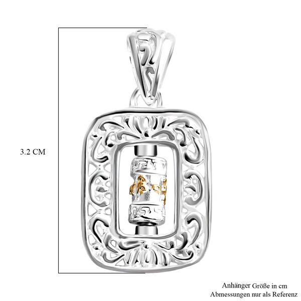 Royal Bali Kollektion- Gebetsm&uuml;hle Anh&auml;nger in 925 Silber image number 5