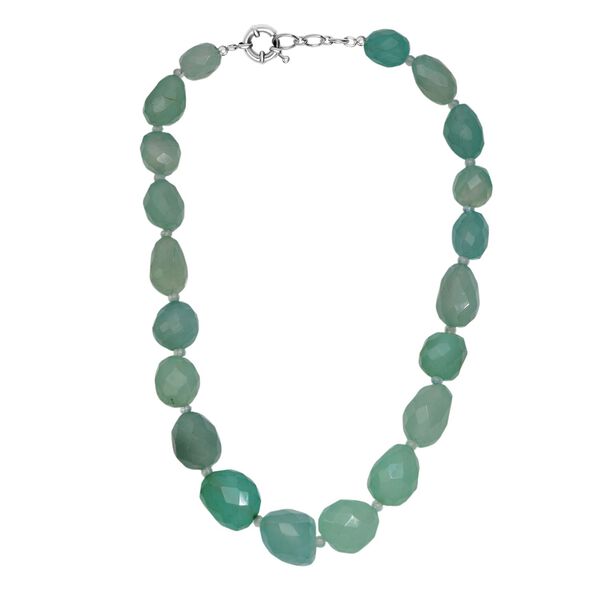 Chalzedon 45cm Halskette - 484 ct. image number 3