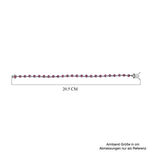 Afrikanischer Rubin Armband, ca. 19 cm, ca. 6,70 ct. image number 5