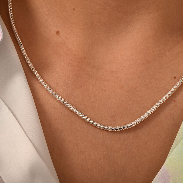 Italienische Franco-Kette 50 cm in 925 Silber image number 2