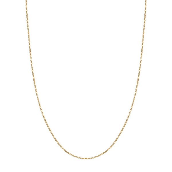 925 Silber vergoldetKette ca. 50 cm image number 0