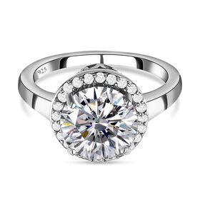 Golconda Diamant-Topas Ring, 925 Silber platiniert  ca. 3,65 ct