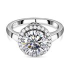 Golconda Diamant-Topas Ring, 925 Silber platiniert  ca. 3,65 ct image number 0