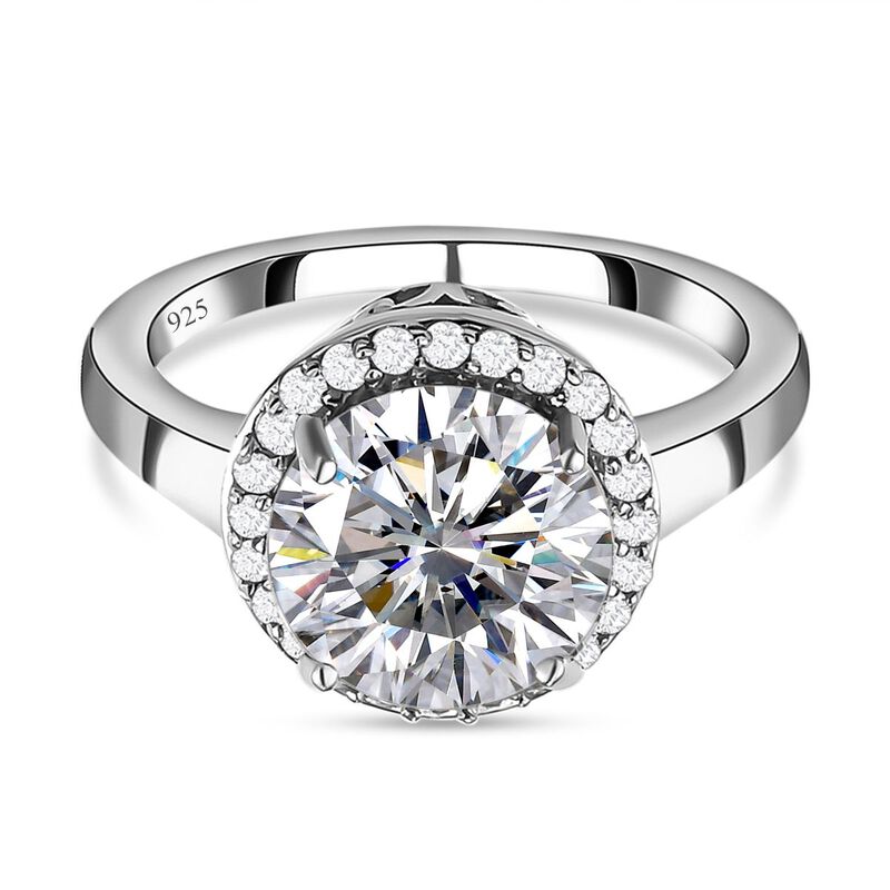 Golconda Diamant-Topas Ring, 925 Silber platiniert  ca. 3,65 ct image number 0