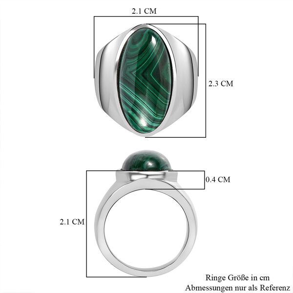 Malachit Ring - 12,18 ct. image number 7