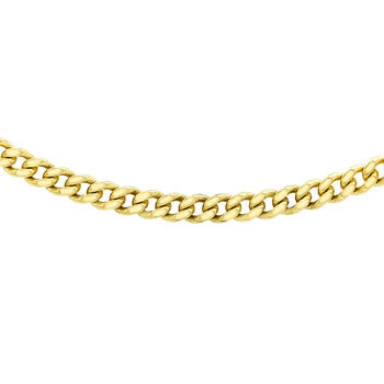 ILIANA Italienische Panzerkette, ca. 45 cm, 750 Gelbgold