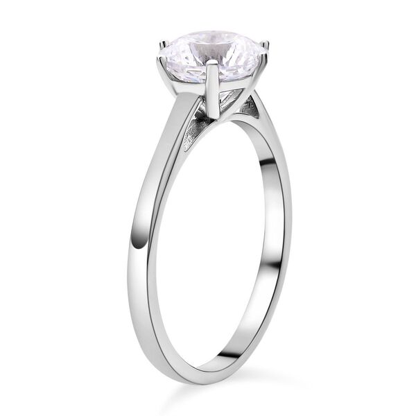 Lustro Stella - 200 Facetten wei&szlig;er Zirkonia Ring, 925 Silber rhodiniert,ca. 3.55 ct image number 5