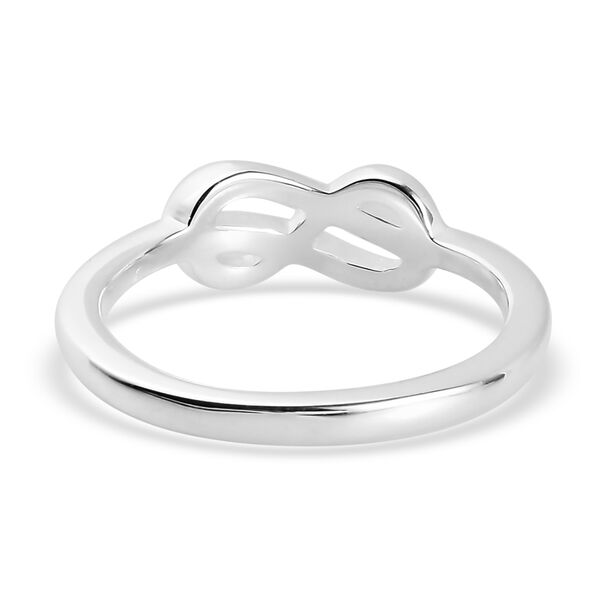 Unendlichkeits-Ring in 925 Silber image number 6