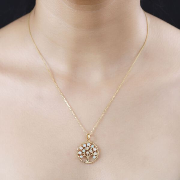 AA natürlicher, äthiopischer Welo Opal-Anhänger - 1 ct. image number 3