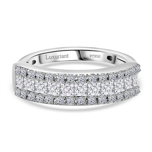 LUXURIANT DIAMOND - Lab Grown Diamant VS Ring 950 Platin (Größe 17.00) ca. 0.99 ct image number 0