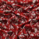 Taillen-Culottes mit Smok-Detail und Blumenmuster, Einheitsgröße, rot image number 4