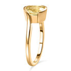 Ouro Verde-Quarz-Ring, 925 Silber vergoldet  ca. 1,64 ct image number 4