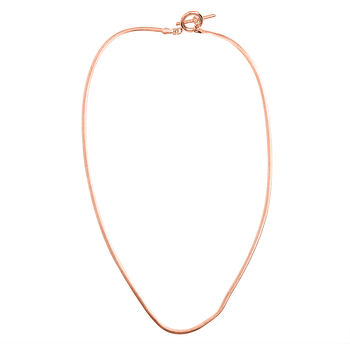 925 Silber ros&eacute;vergoldet Kette ca. 45 cm ca. 6,59g