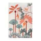 Teppich Digitaldruck Blüten, Baumwolle Polyester, 120 x 180 cm