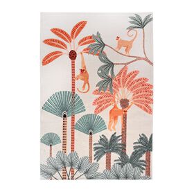 Teppich Digitaldruck Blüten, Baumwolle Polyester, 120 x 180 cm