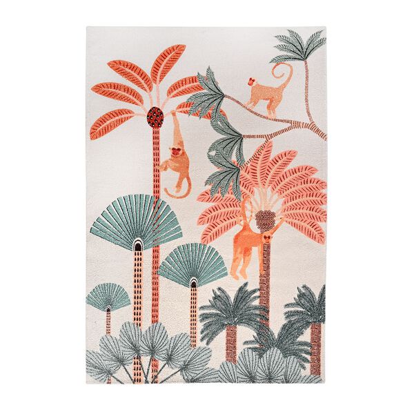 Teppich Digitaldruck Blüten, Baumwolle Polyester, 120 x 180 cm image number 0