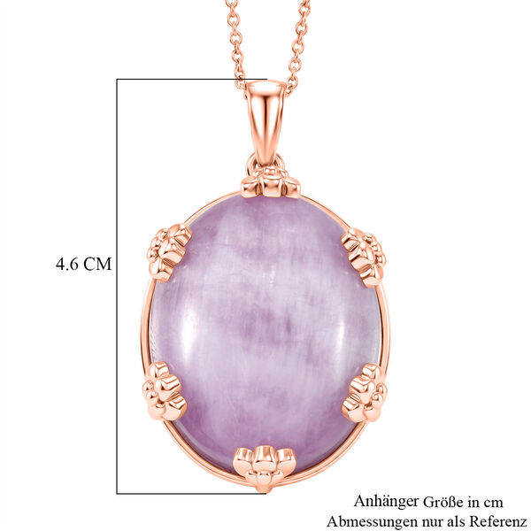 EverTrue Kunzit Anh&auml;nger mit 50cm Kette - 74 ct. image number 6