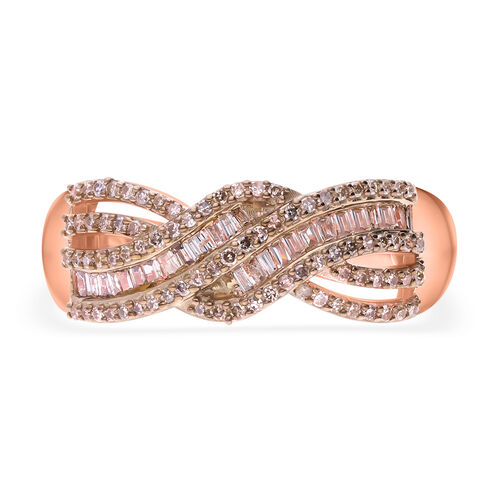 Natürlicher Champagner Diamant-Ring - 0,50 ct. image number 0