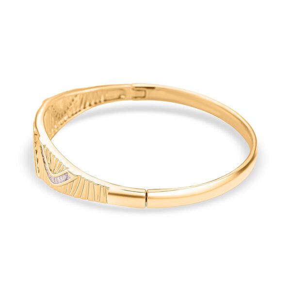 Weißer Zirkonia Armreif ca. 19 cm Nickelfreies Messing 0.60 ct image number 4